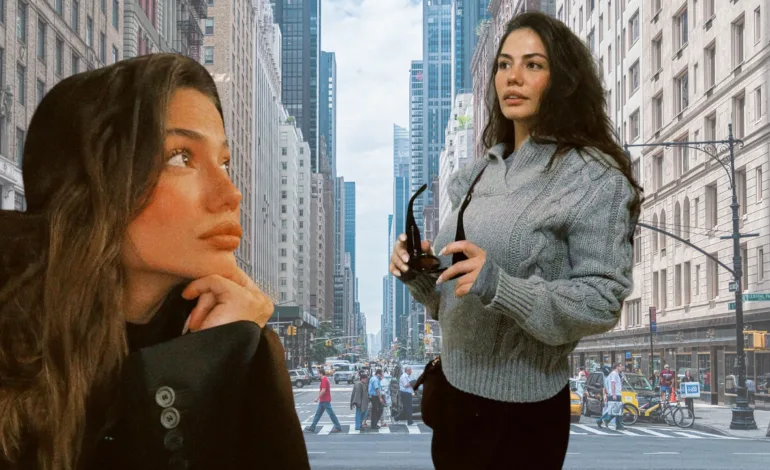 Demet Özdemir, New York Sokaklarında Göz Kamaştırıyor!