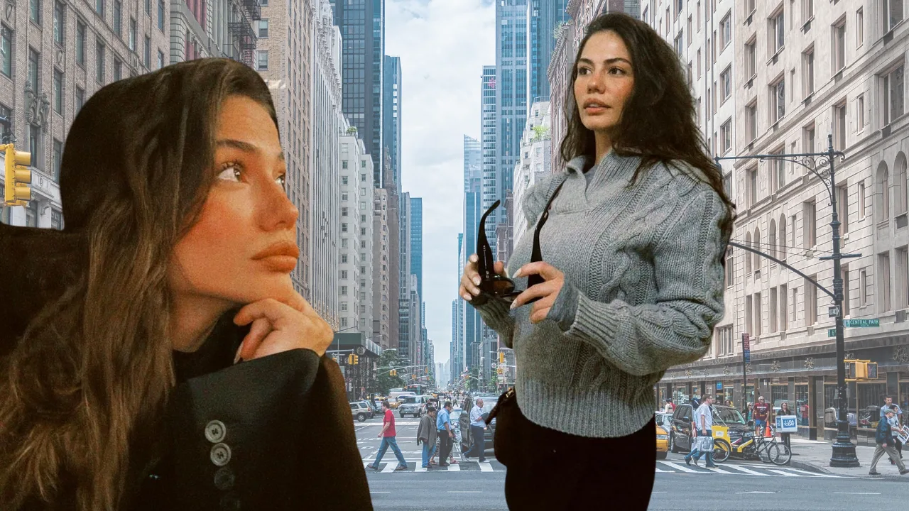 Demet Özdemir, New York Sokaklarında Göz Kamaştırıyor!