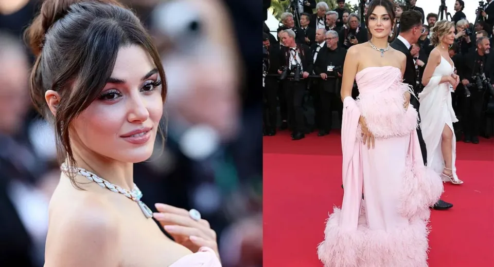 Hande Erçel, Cannes Film Festivali’nde Kırmızı Halının Gözdesi Oldu