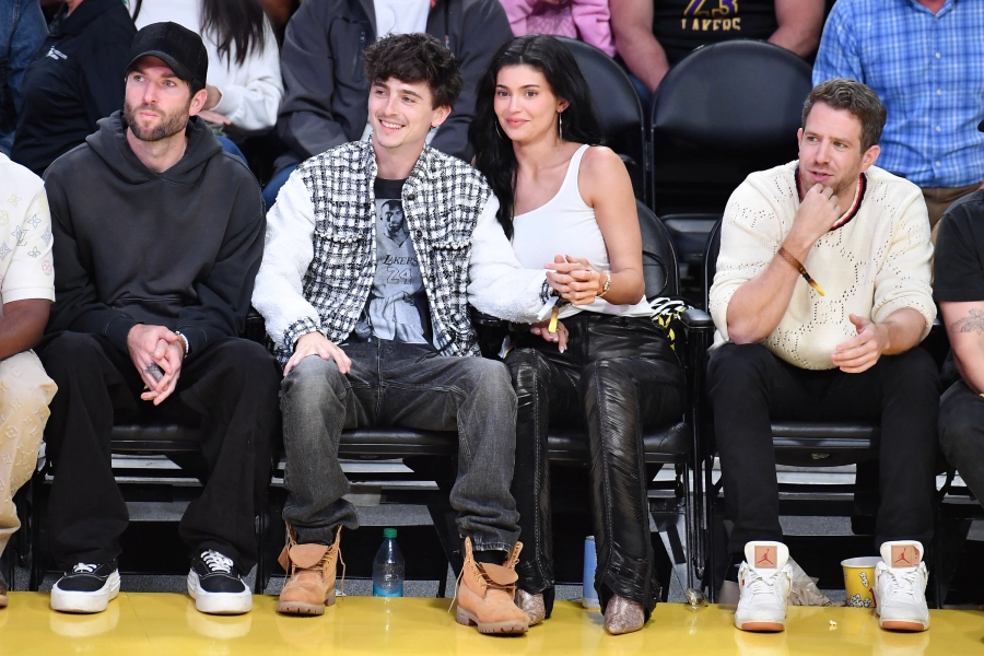 Kylie Jenner ve Timothée Chalamet'in Şıklık Dolu Maç Görünümü