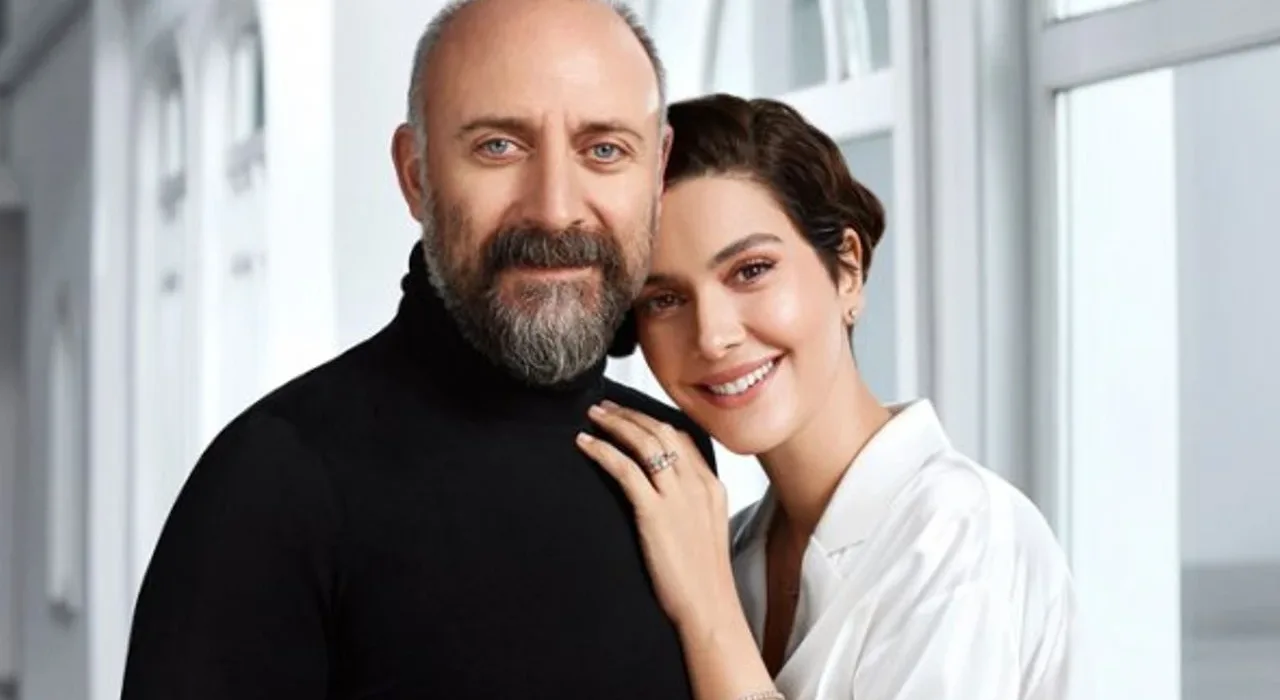 Bergüzar Korel, Yeni Yaşına Halit Ergenç’in Öpücükleriyle Girdi