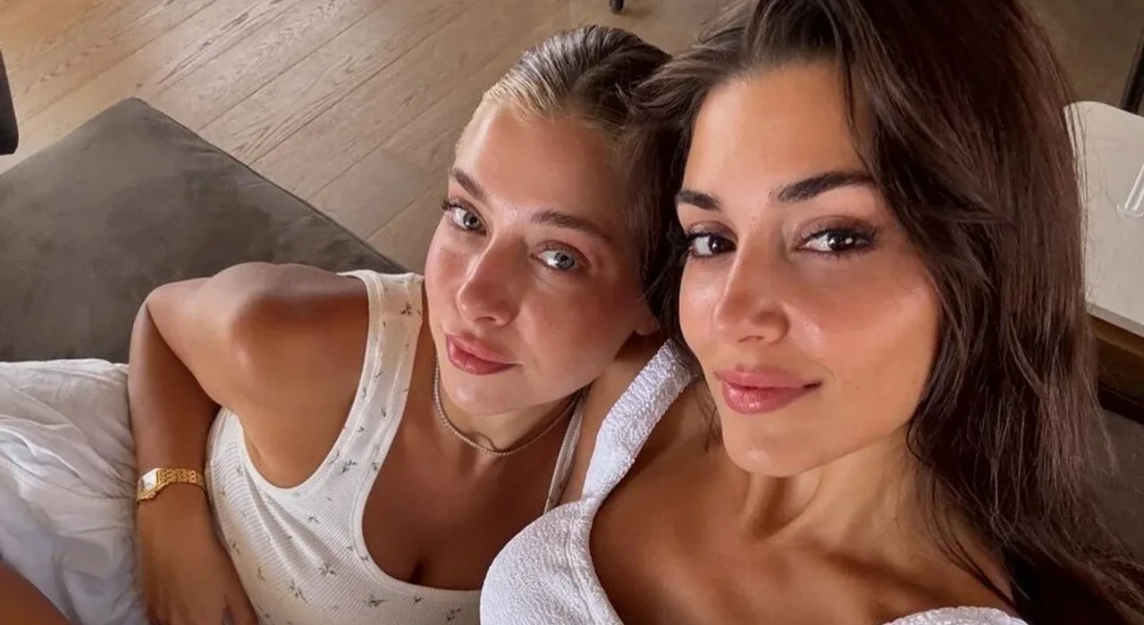 Hande Erçel ve Gamze Erçel Milano Moda Haftası’nda Göz Kamaştırdı