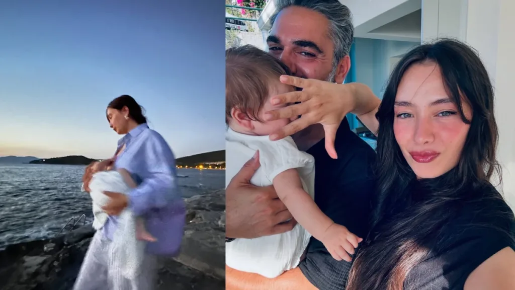 Neslihan Atagül ve Kadir Doğulu’dan Aile Saadeti